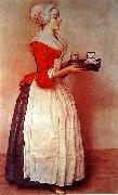 Jean-Etienne Liotard The Chocolate Pot oil painting